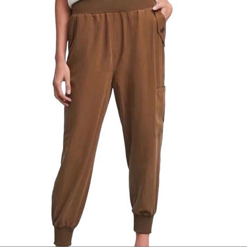 Anthropologie‎ Maeve Cicerone Cargo Joggers Pants Brown Boho Indie Festival M